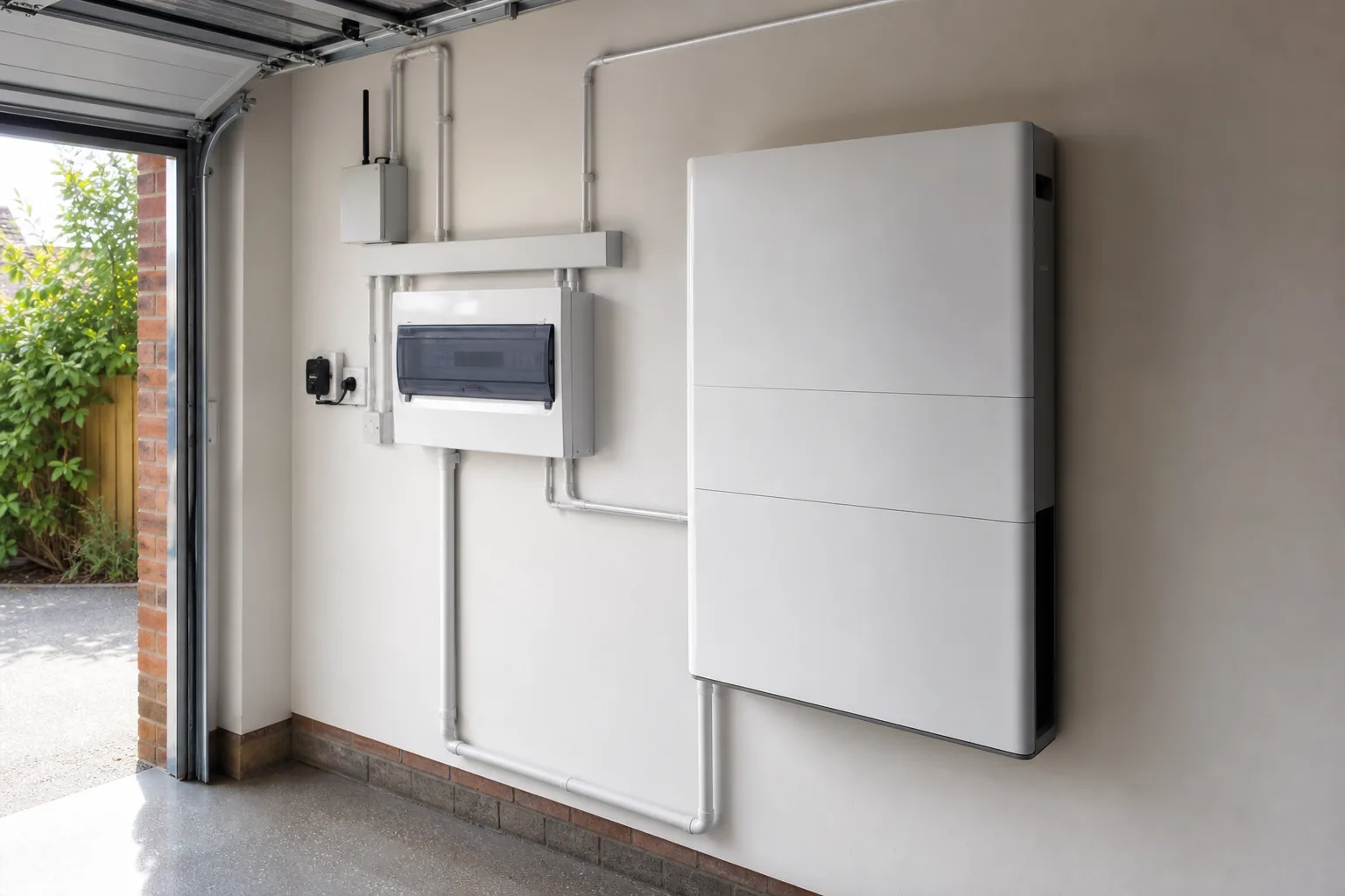 Home battery storage system professionally installed