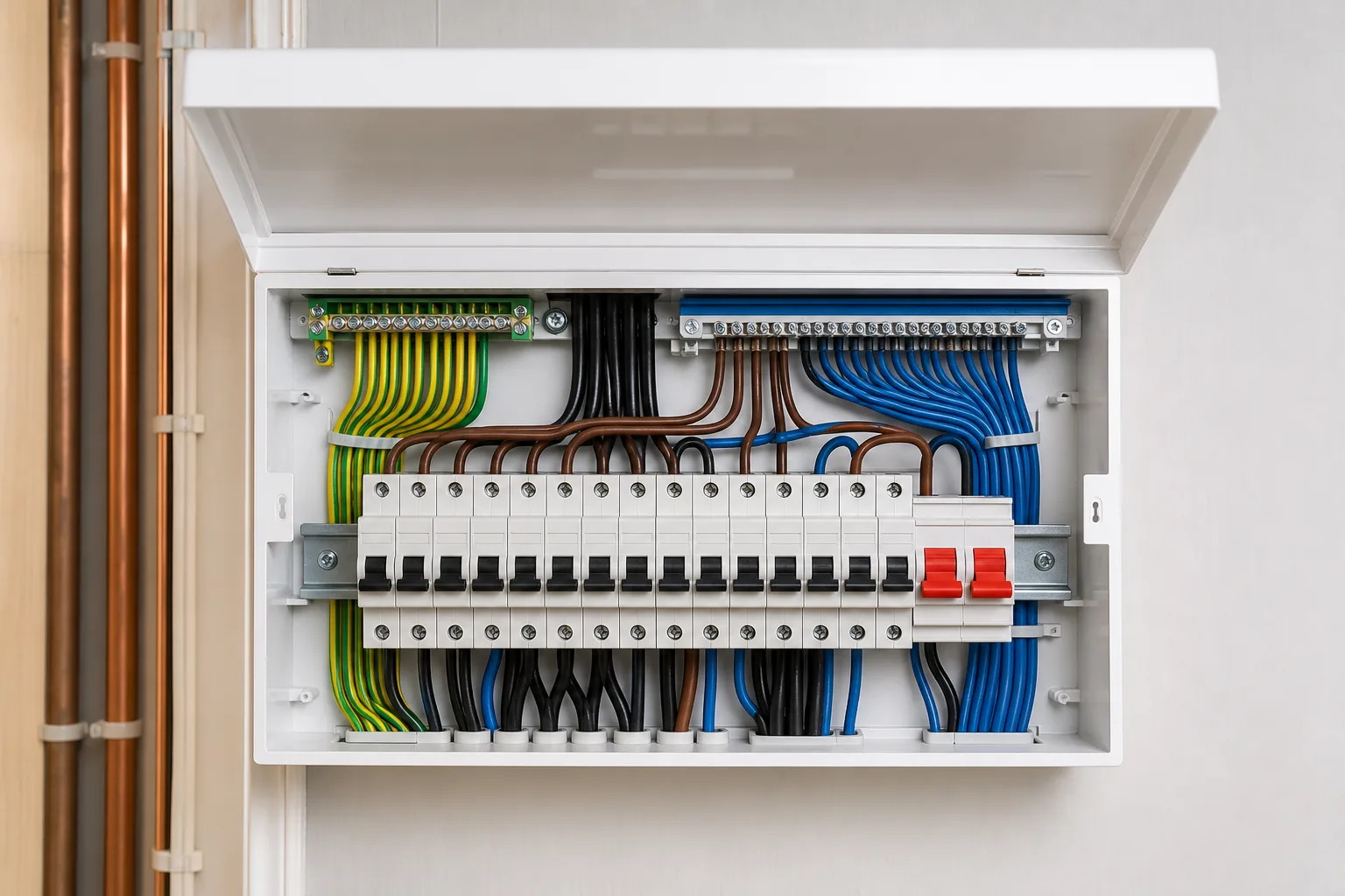 Professional electrical installation